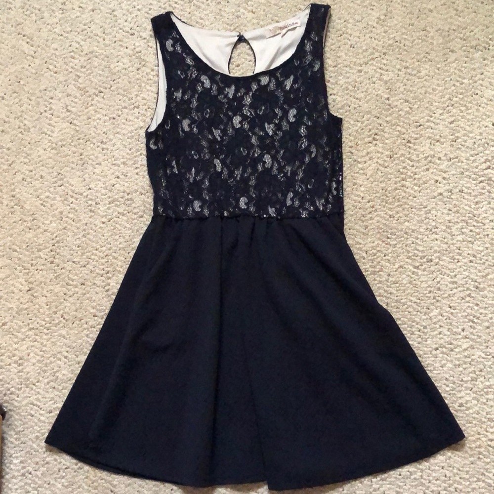 Navy Blue mini dress